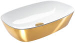 CATALANO Green mosdótál 60x40 cm ovális mosdótálak fehér-arany 0622600042 (0622600042)