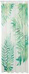 Sealskin Leaves zuhanyfüggöny 200x180 cm fehér-zöld 800144 (800144)
