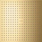 Hansgrohe ShowerSolutions fejzuhany 30x30 cm négyzet arany 35321250 (35321250)