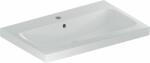 Geberit iCon mosdótál 75x48 cm négyszögletes beépíthető fehér fényes 501.835. 00.1 (501835001)