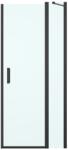 Oltens Verdal zuhanyajtók 80 cm dönthető fekete matt/átlátszó üveg 21203300 (21203300)