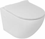 Lavita Sofi Slim wc csésze lassú záródású ülőkével függesztett perem nélkül fehér fényes 5908211401461 (5908211401461)