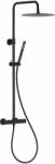 Armatura Moza zuhany készlet fal termosztáttal trópusi zuhany opcióval fekete 5736-920-81 (573692081)