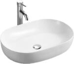 Lavita Verso mosdótál 60x41.5 cm ovális mosdótálak fehér fényes 5908211410180 (5908211410180)