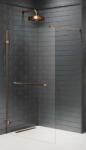 NEW TRENDY Avexa Copper Brushed zuhanykabin fal walk-in 70 cm réz csiszolt/átlátszó üveg EXK-7156