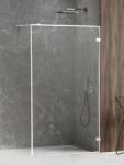 NEW TRENDY Avexa White zuhanykabin fal walk-in 90 cm fehér matt/átlátszó üveg EXK-2910