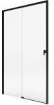 Roca Metropolis-N zuhanyajtók 140 cm tolható fekete matt/átlátszó üveg AMP1314016M (AMP1314016M)