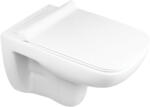 Oltens Ribe wc csésze lassú záródású ülőkével függesztett perem nélkül fehér fényes 42011000 (42011000)