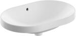 Geberit Variform mosdótál 60x40 cm ovális süllyesztett fehér fényes 500.729. 00.2 (500729002)