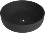 Lavita Cordoba mosdótál 41.5x41.5 cm kerek mosdótálak fekete matt 5908211404653 (5908211404653)