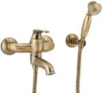 Omnires Art Deco kád és zuhany csaptelep fali || AD5131BR (AD5131BR)