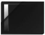 Polimat West New téglalap alakú zuhanytálca 110x90 cm fekete 00347 (00347)