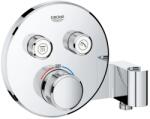 GROHE Grohtherm SmartControl kád és zuhany csaptelep süllyesztett z termosztáttal StarLight Chrome 29120000
