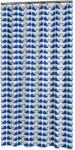 Sealskin Brix zuhanyfüggöny 200x180 cm fehér-kék 210971324 (210971324)