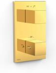 TRES Therm-Box kád és zuhany csaptelep süllyesztett z termosztáttal arany 00625001OR (00625001OR)