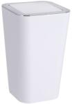 WENKO Candy szemeteskosár 6 l króm-fehér 22466100 (22466100)