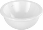 Villeroy & Boch Loop & Friends mosdótál 45x45 cm kerek süllyesztett fehér fényes 4A600001 (4A600001)
