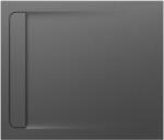 Roca Aquos téglalap alakú zuhanytálca szifonnal 100x80 cm szürke AP6013E832001200 (AP6013E832001200)