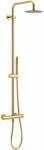 Actima Round Termo zuhany készlet fal termosztáttal trópusi zuhany opcióval arany ARAC. SY. 107GL (ARACSY107GL)