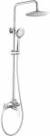 Kuchinox Sagra zuhany készlet fal trópusi zuhany opcióval króm PQR00OB (PQR00OB)