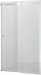 Hagser Alena zuhanyajtók 130 cm tolható króm fényes/átlátszó üveg HGR70000021 (HGR70000021)
