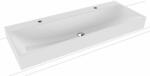 KALDEWEI Silenio mosdótál 120x46 cm négyszögletes mosdótálak fehér 906406363001 (906406363001)