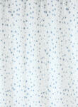 BISK zuhanyfüggöny 200x180 cm fehér-kék 03910 (03910)