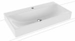 KALDEWEI Silenio mosdótál 90x46 cm négyszögletes mosdótálak fehér matt 904206303001 (904206303001)
