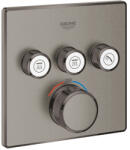 GROHE Grohtherm SmartControl kád és zuhany csaptelep süllyesztett z termosztáttal Brushed Hard Graphite 29126AL0