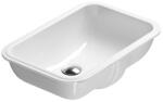 CATALANO Sottopiano mosdótál 55x38 cm négyszögletes alulról beépíthető fehér fényes 0727550001 (0727550001)