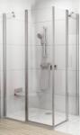 RAVAK Chrome zuhanyajtók 80 cm dönthető fehér fényes/átlátszó üveg 1QV40100Z1