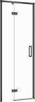 Cersanit Larga zuhanyajtók 80 cm dönthető fekete matt/átlátszó üveg S932-127 (S932127)