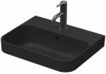 Duravit Happy D. 2 mosdótál 50x40 cm négyszögletes mosdótálak antracit matt 2360501300 (2360501300)