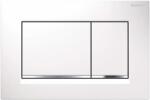 Geberit Sigma20 öblítő gomb WC-hez fényezett króm-fehér 115.883. KJ. 1 (115883KJ1)