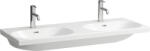 Laufen Lua mosdótál 120x46 cm négyszögletes dupla fehér fényes H8140814001091 (H8140814001091)