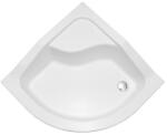 Besco Oliver félkör alakú zuhanytálca 80x80 cm fehér #BAO-80-NR (#BAO80NR)