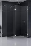 NEW TRENDY Eventa zuhanykabin fal walk-in 90 cm króm fényes/átlátszó üveg EXK-4644