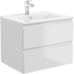 Oltens Vernal mosdótál 61x46 cm négyszögletes beépíthető fehér fényes 41205000 (41205000)