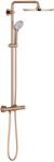 GROHE Euphoria zuhany készlet fal termosztáttal trópusi zuhany opcióval Warm Sunset 26075DA0
