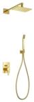 Omnires Darling zuhany készlet beépített trópusi zuhany opcióval arany SYSDA18GL (SYSDA18GL)
