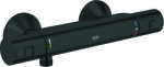 GROHE Precision zuhanycsaptelep fal z termosztáttal fekete 345942430