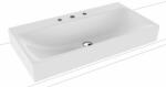 KALDEWEI Silenio mosdótál 90x46 cm négyszögletes mosdótálak fehér matt 904206273001 (904206273001)
