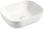 Comad Smile mosdótál 50x40 cm négyszögletes mosdótálak fehér UM-6254SMILE50DP