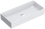 CATALANO Zero mosdótál 75x35 cm négyszögletes mosdótálak fehér fényes 0222750001 (0222750001)