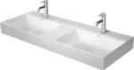 Duravit DuraSquare mosdótál 120x47 cm négyszögletes beépíthető-mosdótálak-dupla fehér 23531200701
