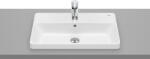 Roca Gap Square mosdótál 60x39 cm négyszögletes süllyesztett fehér A3270YAS00 (A3270YAS00)