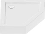New Trendy New Azura ötszögletű zuhanytálca 80x80 cm fehér B-0414 (B0414)