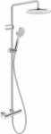 Duravit Shower Systems zuhany készlet fal termosztáttal króm TH4282008010
