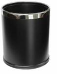 Stella szemeteskosár 9 l acél-fekete 20.100-MB (20100MB)