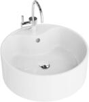 Lavita Teneryfa mosdótál 41x41 cm kerek mosdótálak fehér fényes 5908211470849 (5908211470849)